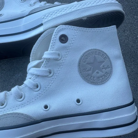 Converse Chuck 70 Mixed Materials High Egret Cherry Daze Men’s 5.5 Women’s 7.5 - Picture 3 of 9